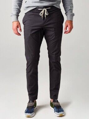 Vuori Men's Ripstop Climber Pant Washed Charcoal Drawstring